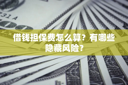 北京借钱担保费怎么算？有哪些隐藏风险？