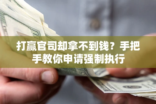 北京打赢官司却拿不到钱？手把手教你申请强制执行