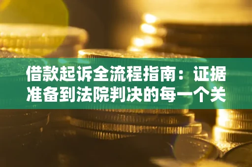 北京借款起诉全流程指南：证据准备到法院判决的每一个关键步骤