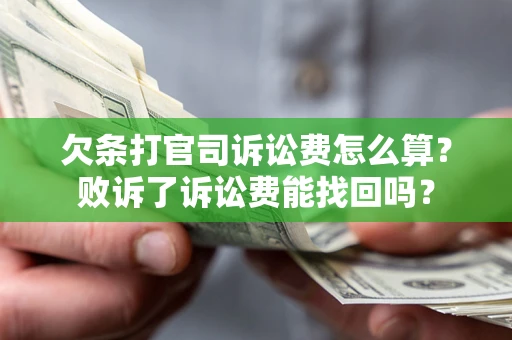 北京欠条打官司诉讼费怎么算？败诉了诉讼费能找回吗？