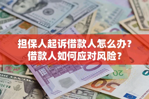 北京担保人起诉借款人怎么办？借款人如何应对风险？