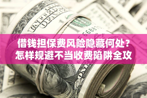 北京借钱担保费风险隐藏何处？怎样规避不当收费陷阱全攻略！