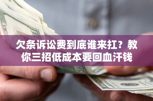 北京欠条诉讼费到底谁来扛？教你三招低成本要回血汗钱